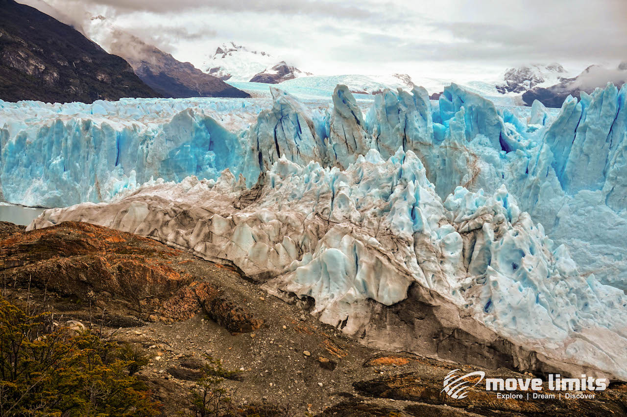 Perito Moreno Gletscher in Argentinien - Gletscher trifft auf Halbinsel - movelimits.de