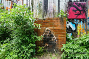 Abhörstation Teufelsberg Berlin - Kalter Krieg und Graffiti - movelimits.de - Gasmaske