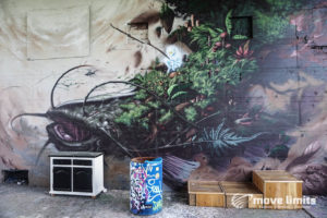 Abhörstation Teufelsberg Berlin - Kalter Krieg und Graffiti - movelimits.de - weisser Angler